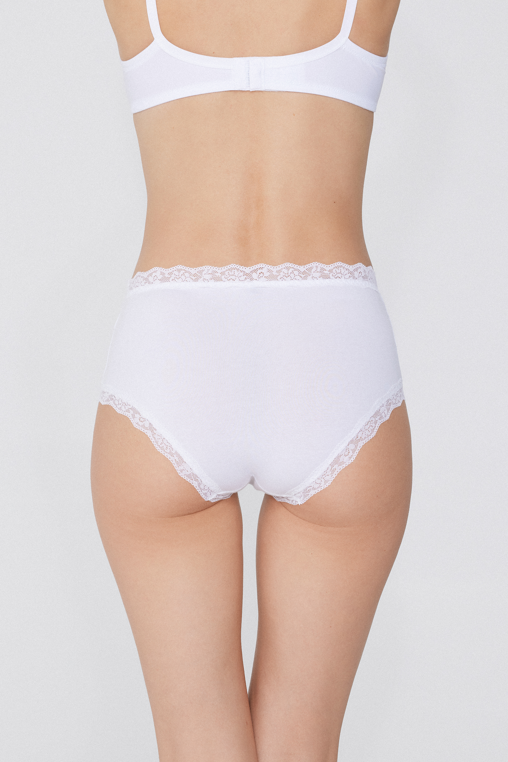 Высокие Слипы из Хлопка и Кружева Tezenis, цвет Белый — купить |  Официальный интернет-магазин в России